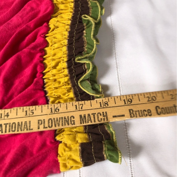 Vtg Y2K Pudding Jeans Ruffle Tank Top - Picture 9 of 13